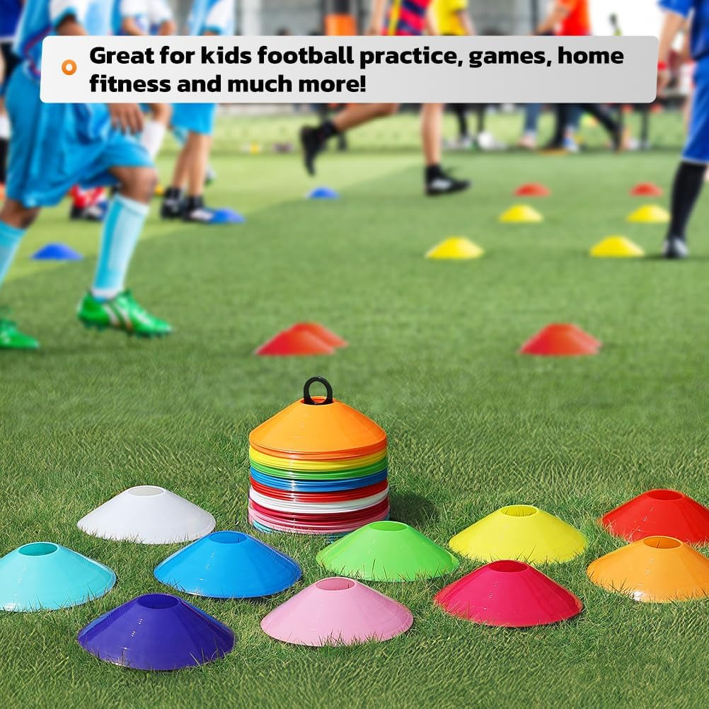 Soccer Cones 25/50/100 Pack Disc Soccer Sport Cones