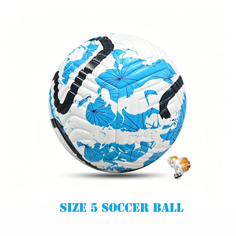 Waterproof PU Soccer Ball,Size 5 Soccer Ball,Football Ball,Youth Training Ball,Professional Soccer Ball,Youth Soccer Ball,Thermo Seamless Soccer Ball,Winning Soccer Gear,Soccer Training Accessory,Soccer Header Trainer, Soccer Fan Accessory,Sports Gift