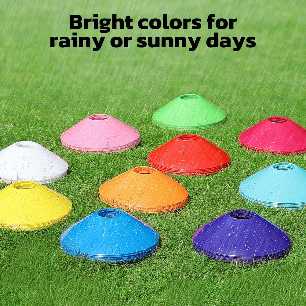 Soccer Cones 25/50/100 Pack Disc Soccer Sport Cones