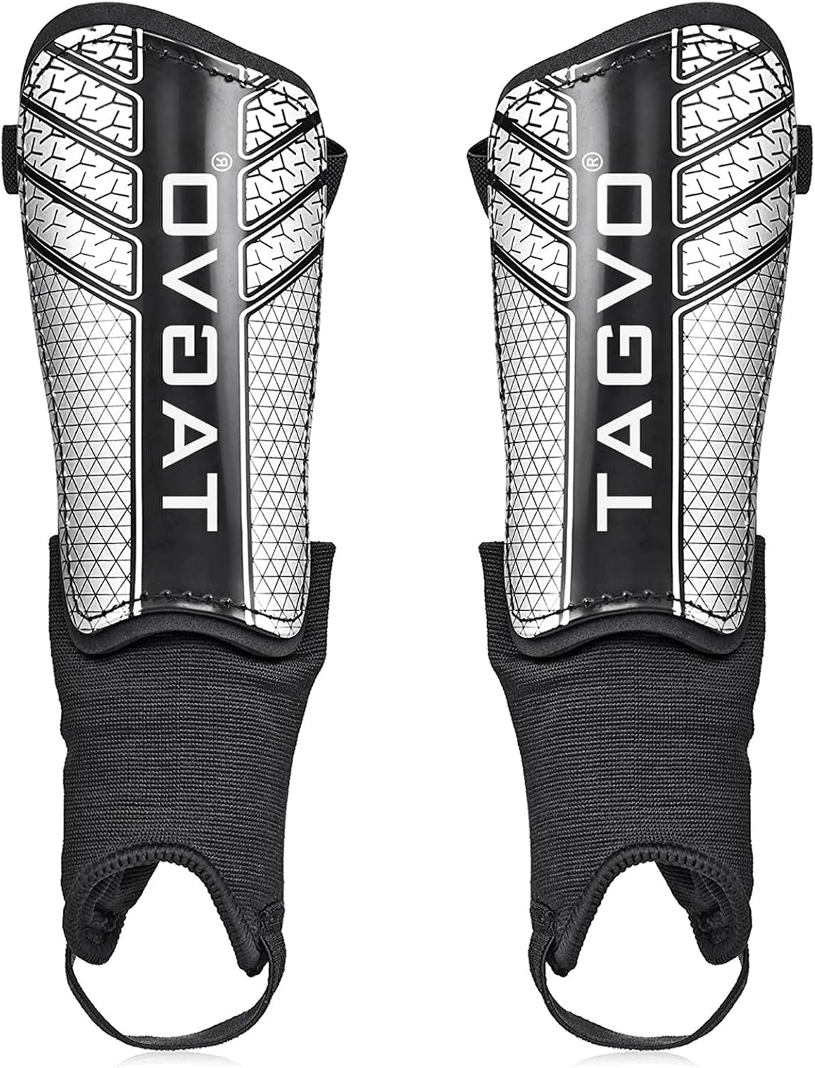 Soccer Shin Guards for Kids Youth Adults, Protective Soccer Equipment for Boys Girls Men, Soccer Shin Pads for Kids