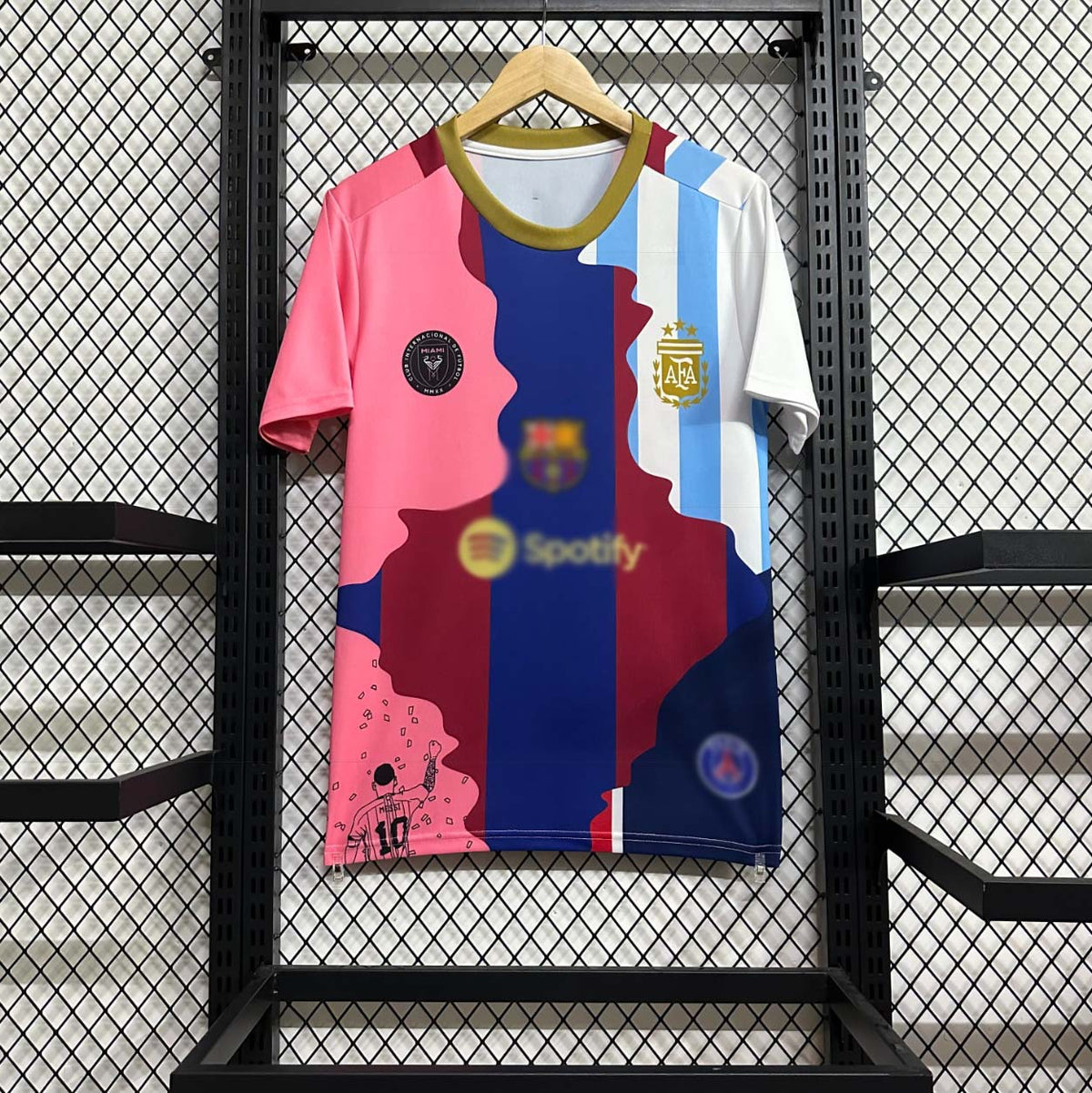 Short-sleeved soccer jersey