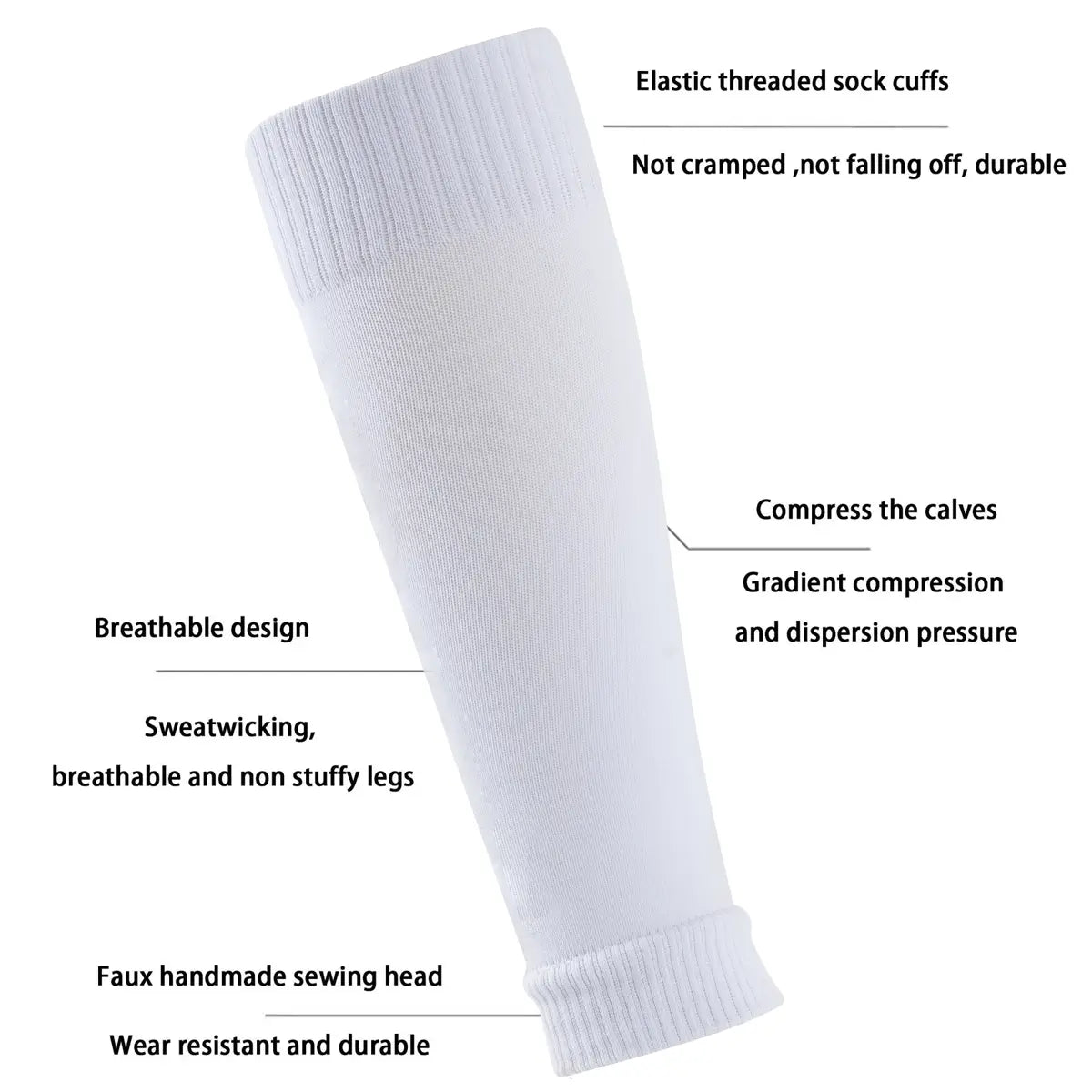 4 Pieces of Football Sports Equipment: Football Socks, Sports Leg Covers, Football Inserts, Sports Bandages, Perfect for Outdoor Sports, Football Enthusiasts – Available in Multiple Colors, Football Accessories, Soccer Accessories, Soccer Gear