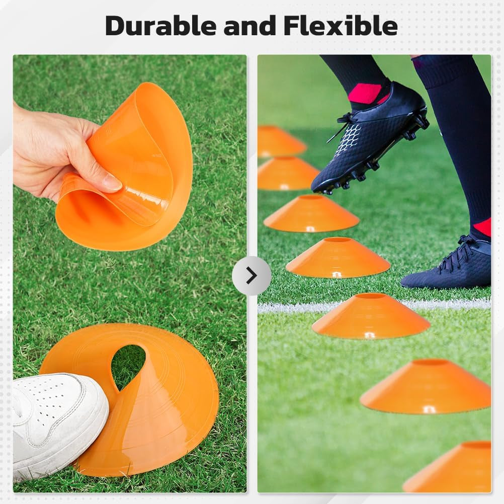 Soccer Cones 25/50/100 Pack Disc Soccer Sport Cones